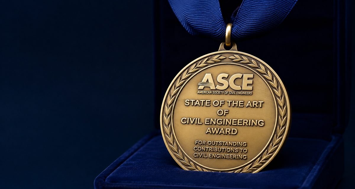 Médaille du State of the Art of Civil Engineering Award de l'ASCE