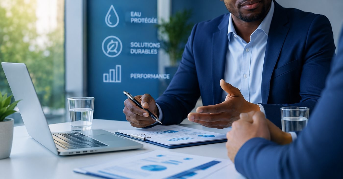 Échange de travail autour d'un tableau de bord « eau protégée, solutions durables, performance »